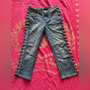 Platinum plush capris